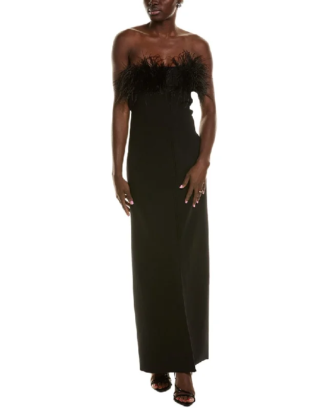 Comfortable Lounge Clothing Disco - Inspired Retro Dance Look ML Monique Lhuillier Lisette Maxi Dress