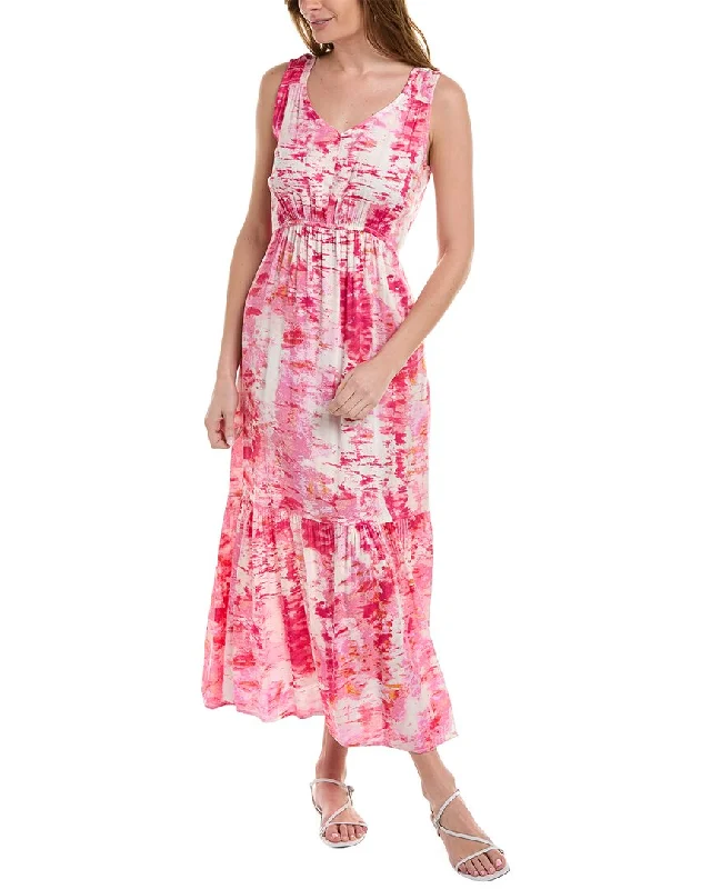 Vintage-Inspired Women's Apparel Discounts on Casual Weekend Styles beachlunchlounge Empire-Waist Maxi Dress