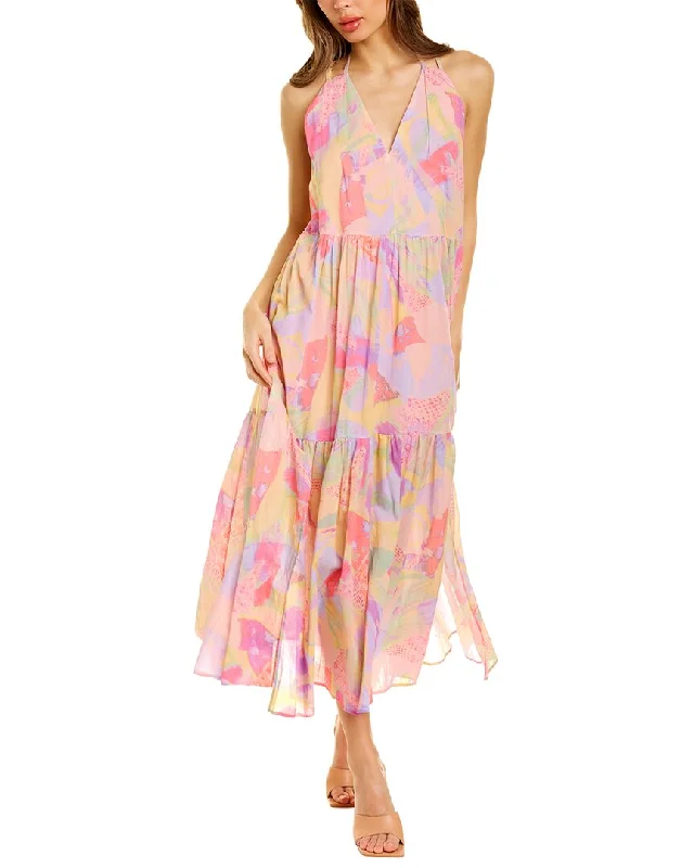 Charming Women's Garments Feminine Soft - Hued Look IRO Mauge Maxi Dress