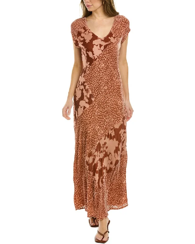 Women's Professional Apparel Mid - Week Surprise Johnny Was Ellie Silk-Blend Maxi Dress