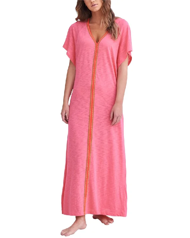 Women's Contemporary Apparel Playful Elegance Pitusa Pima Abaya Maxi Dress