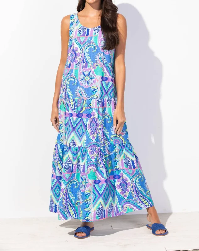 Women's Festive Attire Big Savings on Minimalist Office Styles Veranda Maxi Dress In Paisley