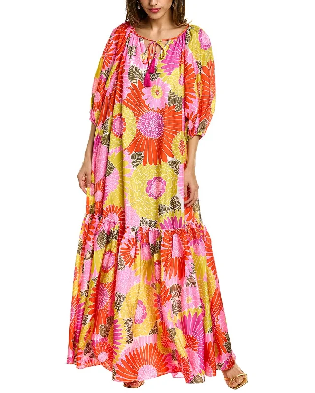 Women's Clothes For Special Occasions Today Only Trina Turk Kaufmann Silk Maxi Dress