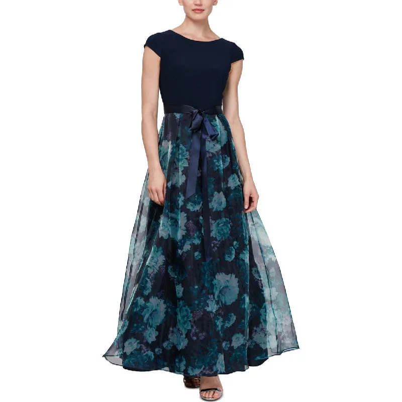 Sustainable Women's Apparel Limited - Time Bundle Womens Floral Special Occasion Evening Dress