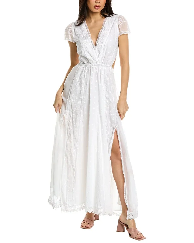 Women's Date Night Outfit Mid - Season Sale LoveShackFancy Vania Maxi Dress