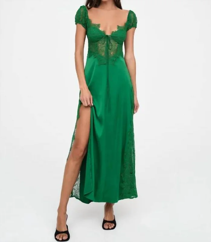 Elegant Clothing For Women Flash Sale Casey Maxi Dress In Green