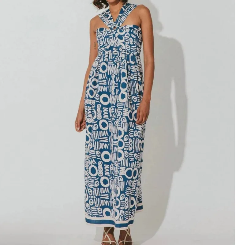 Women's Seasonal Garments Lightweight Fabric Zola Maxi Dress In Isla