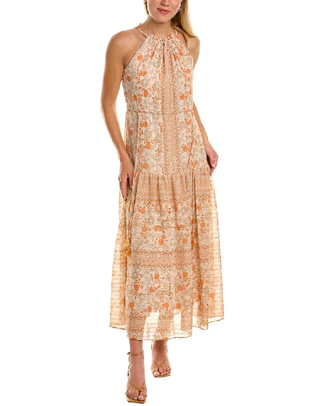 Women's Vacation Garments Effortless Sophistication Taylor Lurex Maxi Dress