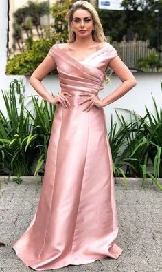 Women's Clothes And Garments Final Clearance Off The Shoulder Satin Long Prom Dress  cg6755