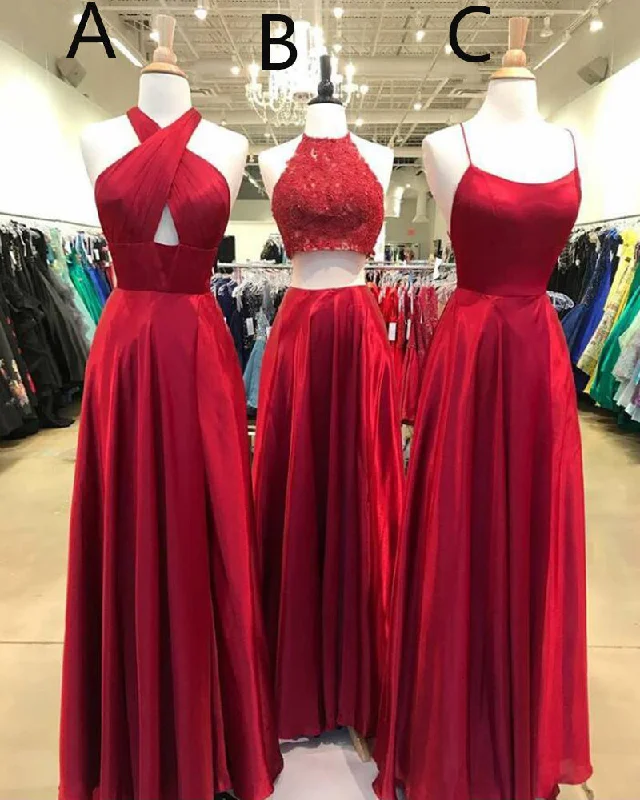 Women's Loungewear Clothes Buy More, Save More Custom Made Long Senior Prom Dress Red Formal Gown Women Evening Party Gown LP362