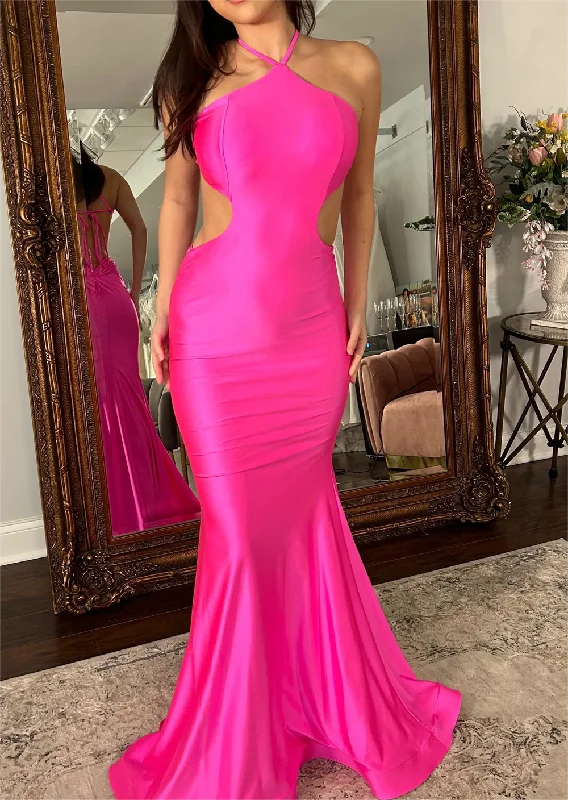 Timeless Women's Outfit Now on Sale for Chic Urban Styles Women Mermaid Prom Dresses Long Backless Evening Gowns Simple Formal Party Dress YPD724