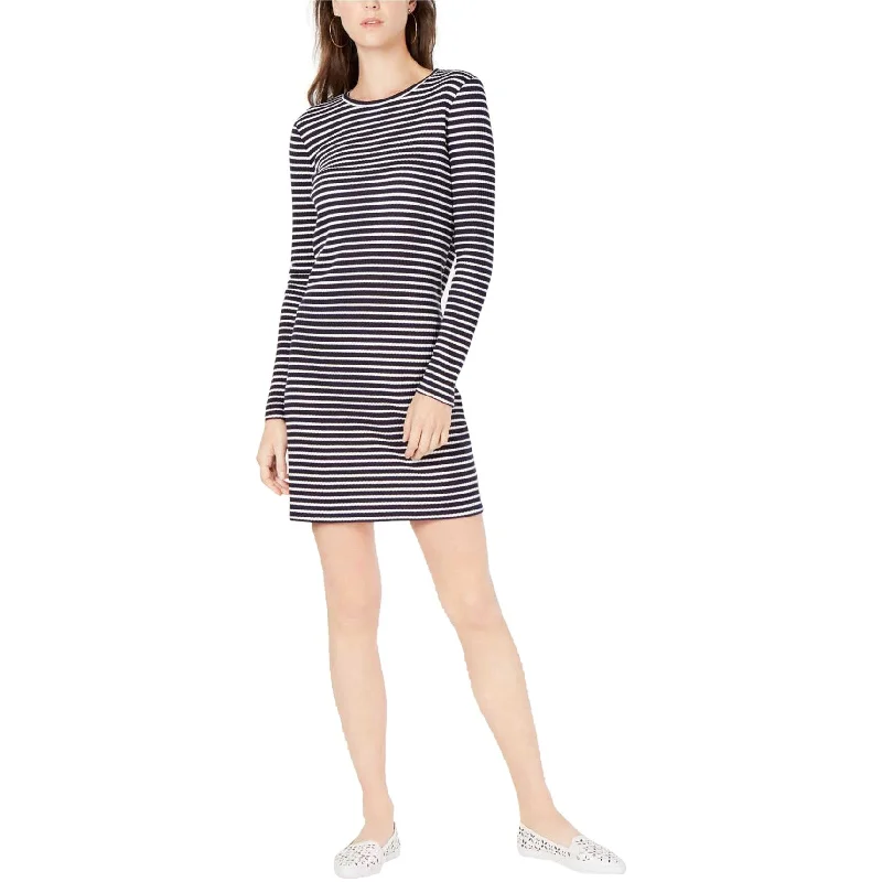 Women's Clothing Apparel Sets Y2K Nostalgic Fashion Look Michael Kors Womens Striped Shirt Dress